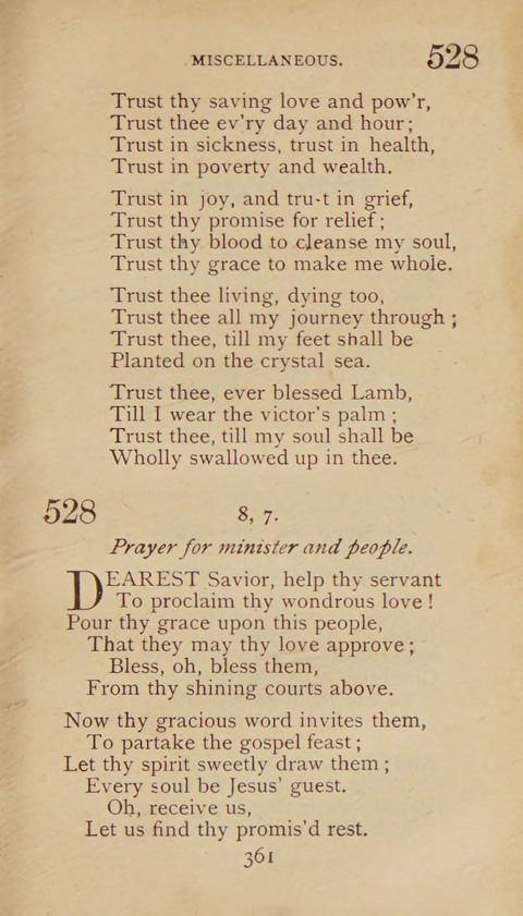 A Collection of Hymns and Sacred Songs: suited to both private and public devotions, and especially adapted to the wants and uses of the brethren of the Old German Baptist Church page 355