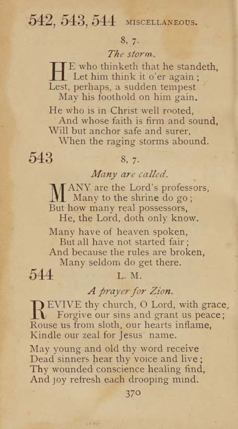 A Collection of Hymns and Sacred Songs: suited to both private and public devotions, and especially adapted to the wants and uses of the brethren of the Old German Baptist Church page 364