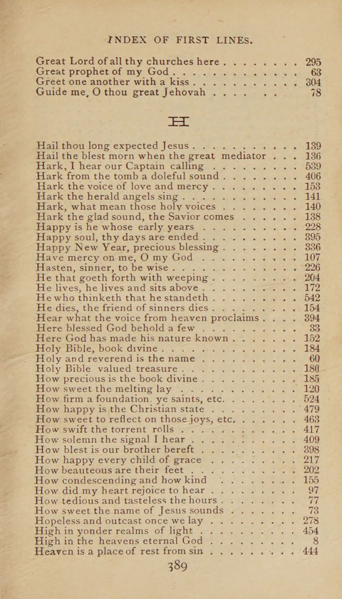 A Collection of Hymns and Sacred Songs: suited to both private and public devotions, and especially adapted to the wants and uses of the brethren of the Old German Baptist Church page 383