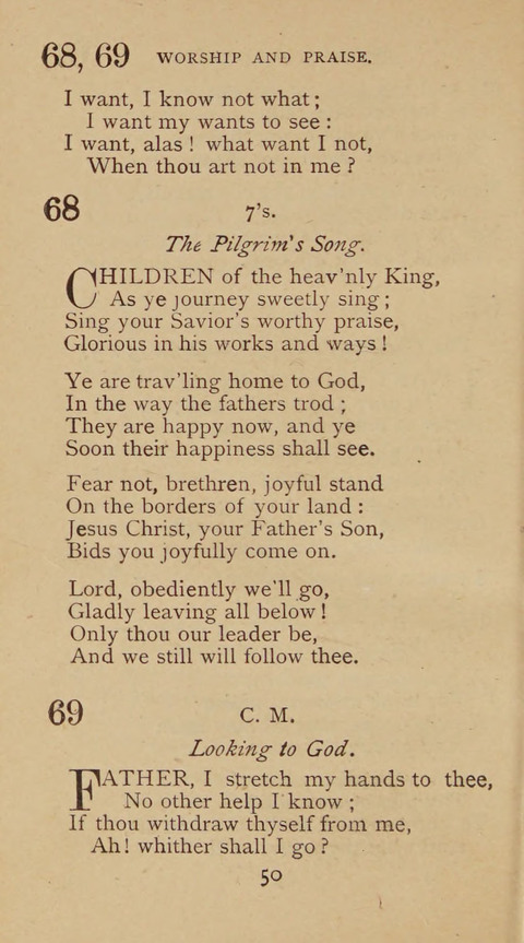 A Collection of Hymns and Sacred Songs: suited to both private and public devotions, and especially adapted to the wants and uses of the brethren of the Old German Baptist Church page 44