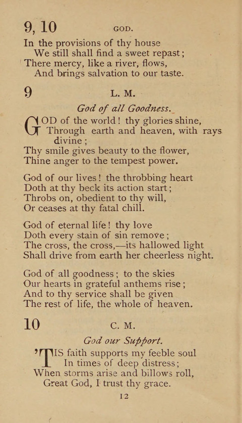 A Collection of Hymns and Sacred Songs: suited to both private and public devotions, and especially adapted to the wants and uses of the brethren of the Old German Baptist Church page 6