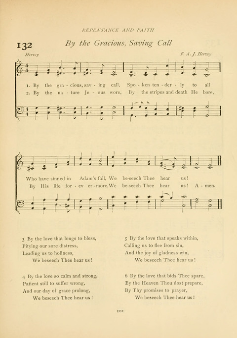 The Calvary Hymnal: for Sunday School, Prayer Meeting and Church Service page 101