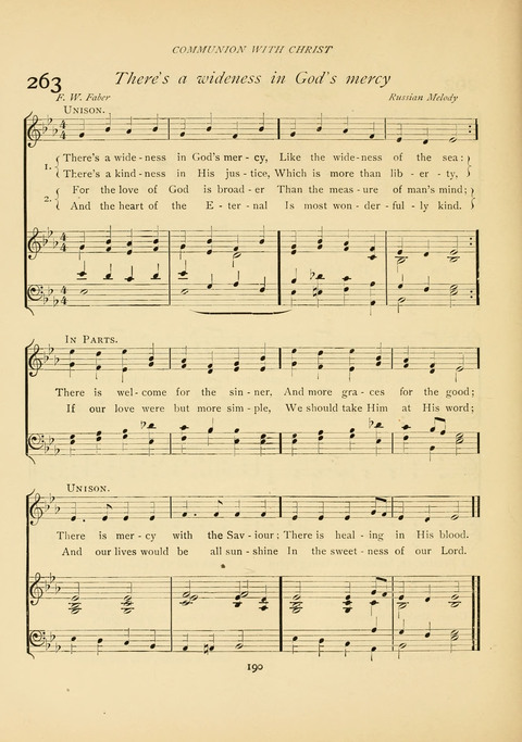 The Calvary Hymnal: for Sunday School, Prayer Meeting and Church Service page 190