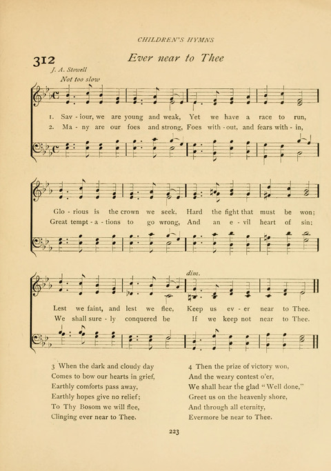 The Calvary Hymnal: for Sunday School, Prayer Meeting and Church Service page 223