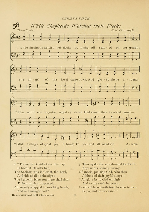 The Calvary Hymnal: for Sunday School, Prayer Meeting and Church Service page 42