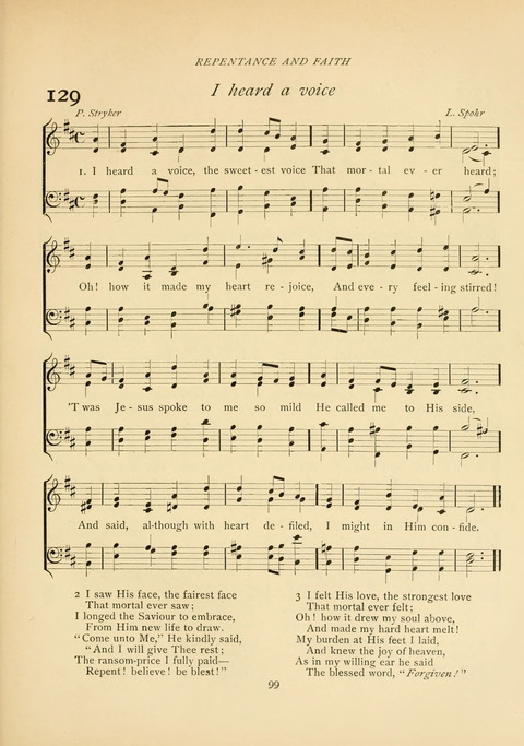 The Calvary Hymnal: for Sunday School, Prayer Meeting and Church Service page 99
