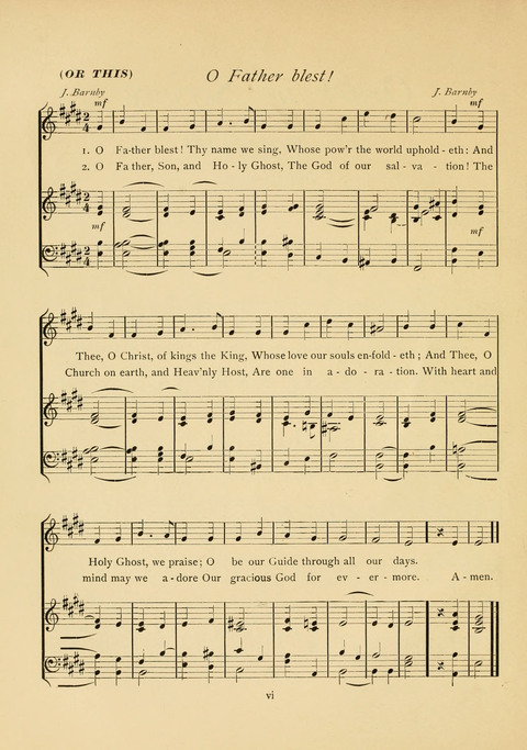 The Calvary Hymnal: for Sunday School, Prayer Meeting and Church Service page xi