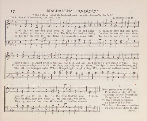 The Chapel Hymnal with Tunes page 17