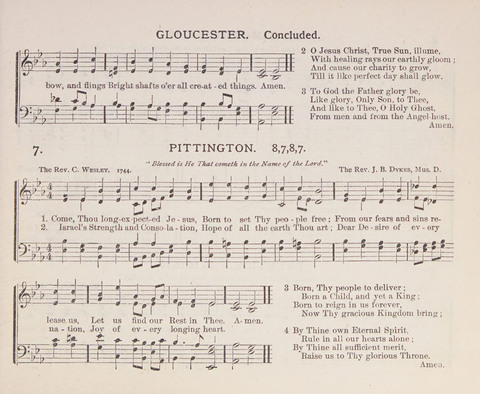 The Chapel Hymnal with Tunes page 7