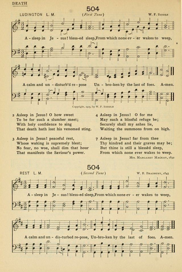 Church Hymns and Tunes page 422
