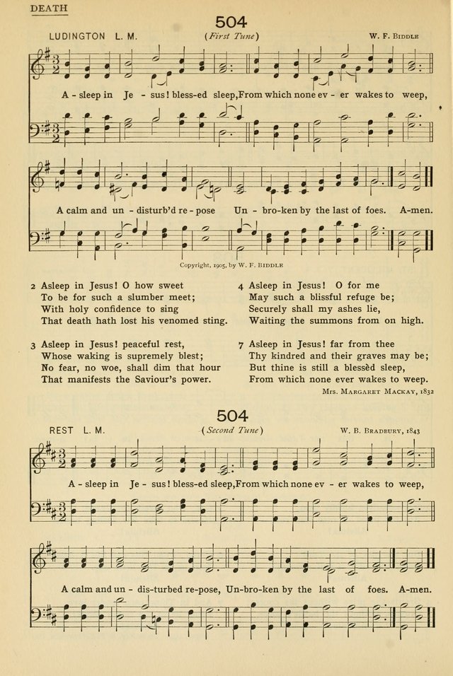 Church Hymns and Tunes page 422