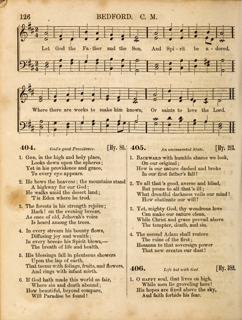 Congregational Hymn and Tune Book; containing the Psalms and Hymns of the General Association of Connecticut, adapted to Suitable Tunes page 126