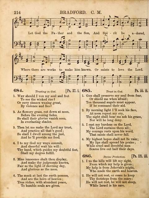Congregational Hymn and Tune Book; containing the Psalms and Hymns of the General Association of Connecticut, adapted to Suitable Tunes page 214