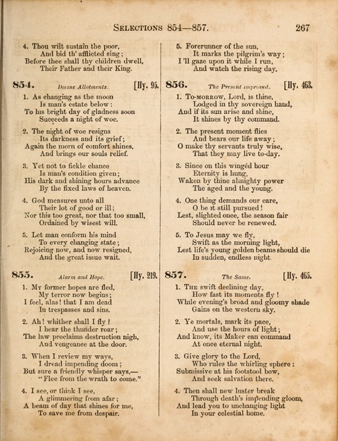 Congregational Hymn and Tune Book; containing the psalms and hymns of the General Association of Connecticut, adapted to suitable tunes page 267
