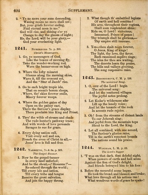 Congregational Hymn and Tune Book; containing the Psalms and Hymns of the General Association of Connecticut, adapted to Suitable Tunes page 408