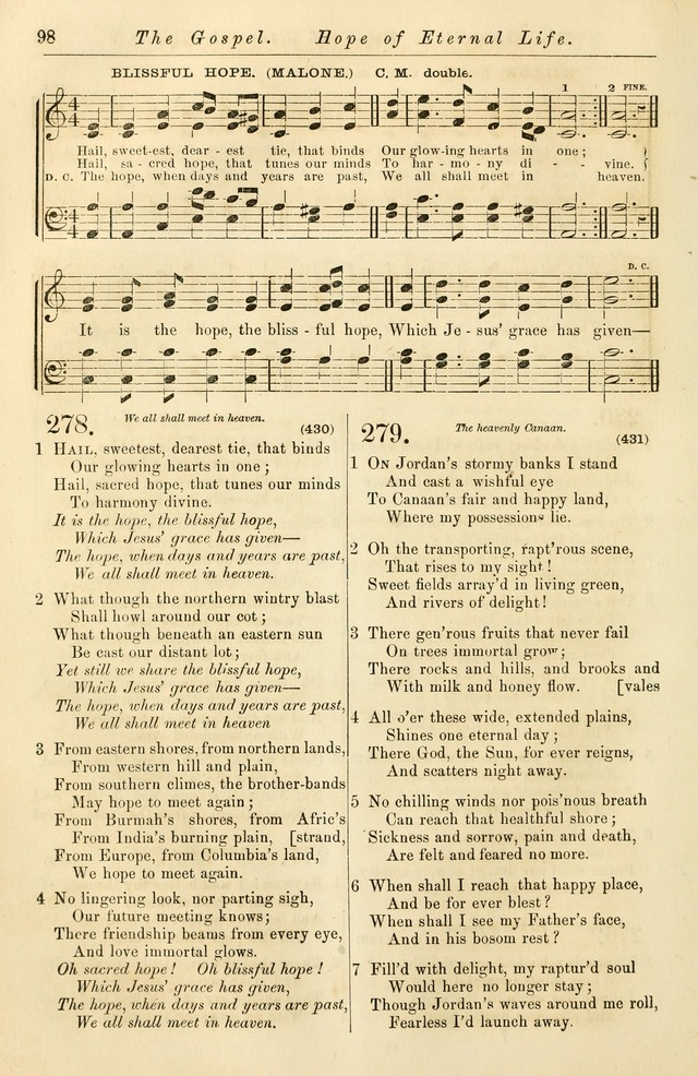 Christian Hymn and Tune Book, for use in Churches, and for Social and Family Devotions page 105
