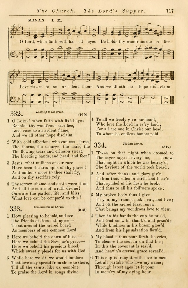 Christian Hymn and Tune Book, for use in Churches, and for Social and Family Devotions page 124