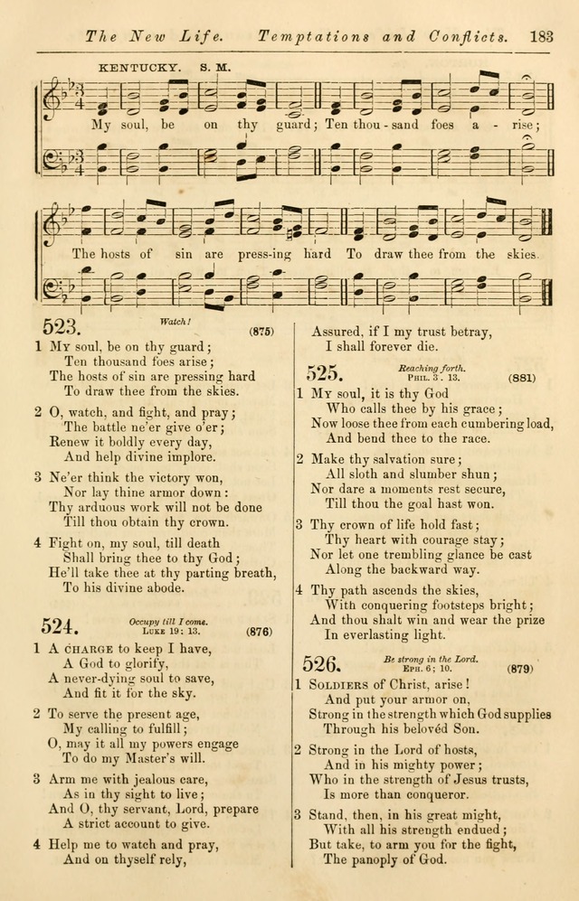 Christian Hymn and Tune Book, for use in Churches, and for Social and Family Devotions page 190