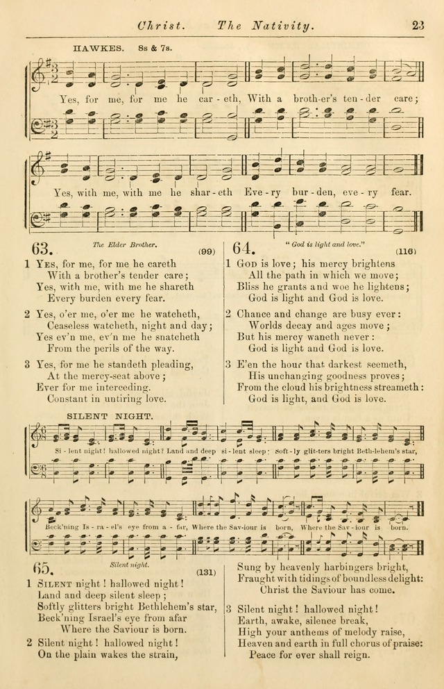 Christian Hymn and Tune Book, for use in Churches, and for Social and Family Devotions page 30