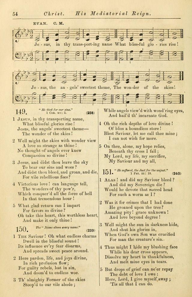 Christian Hymn and Tune Book, for use in Churches, and for Social and Family Devotions page 61