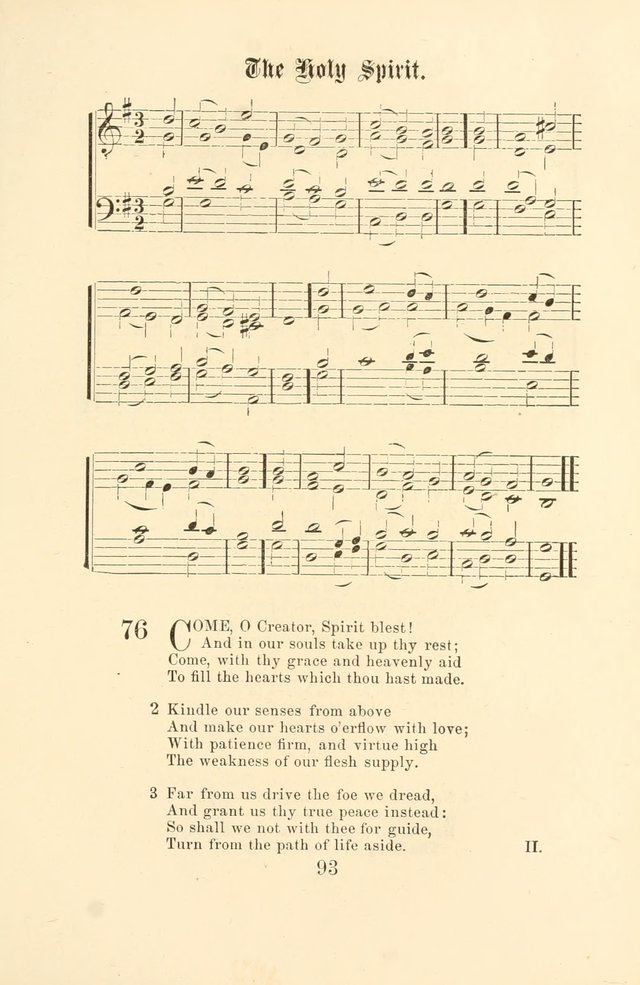 The Christian Hymnal, Hymns with Tunes for the Services of the Church page 100