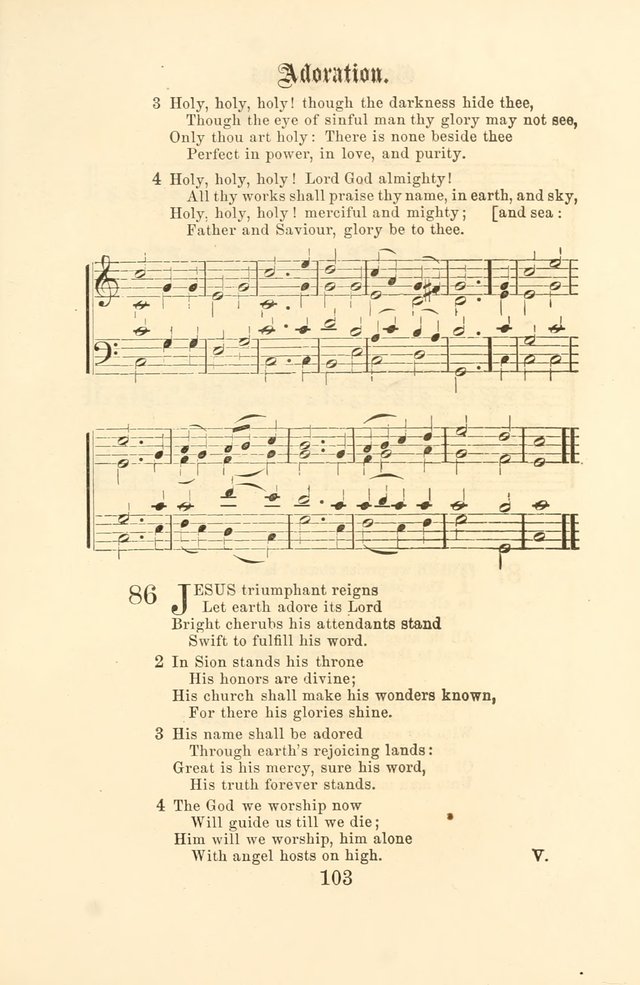 The Christian Hymnal, Hymns with Tunes for the Services of the Church page 110