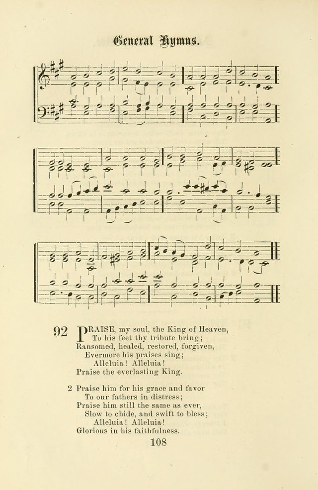 The Christian Hymnal, Hymns with Tunes for the Services of the Church page 115