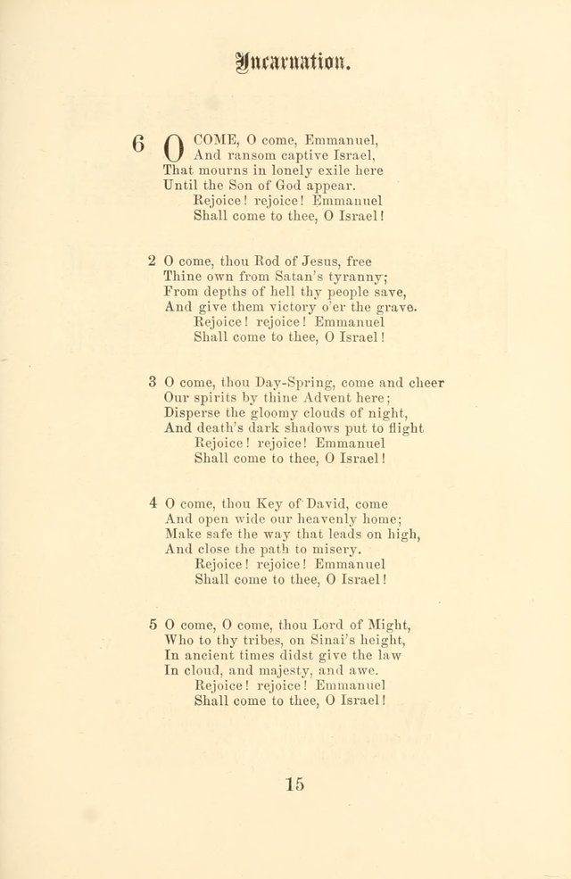 The Christian Hymnal, Hymns with Tunes for the Services of the Church page 22