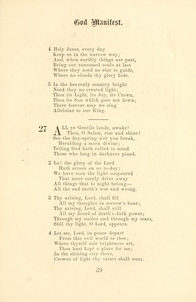 The Christian Hymnal, Hymns with Tunes for the Services of the Church page 46