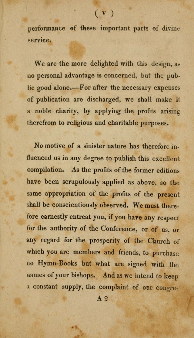 A Collection of Hymns for the Use of the Methodist Episcopal Church: Principally from the Collection of the Rev. John Wesley. M. A. page 10