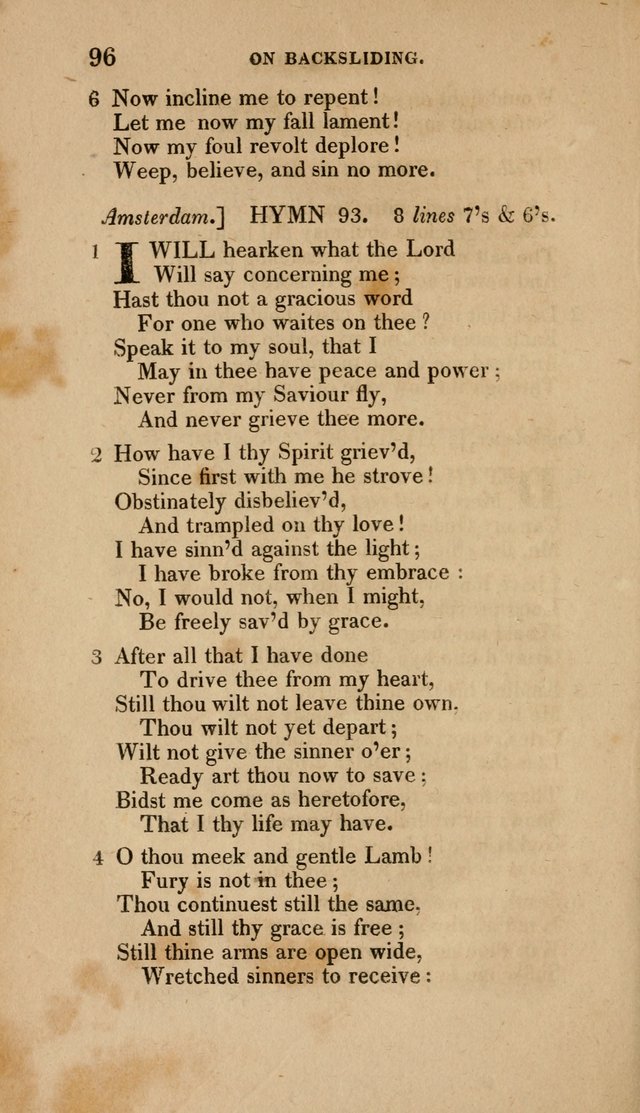 A Collection of Hymns for the Use of the Methodist Episcopal Church: Principally from the Collection of the Rev. John Wesley. M. A. page 101