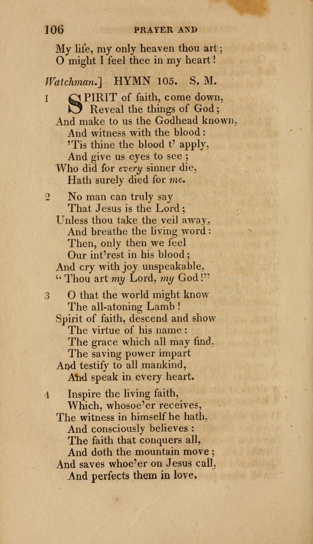 A Collection of Hymns for the Use of the Methodist Episcopal Church: Principally from the Collection of the Rev. John Wesley. M. A. page 111