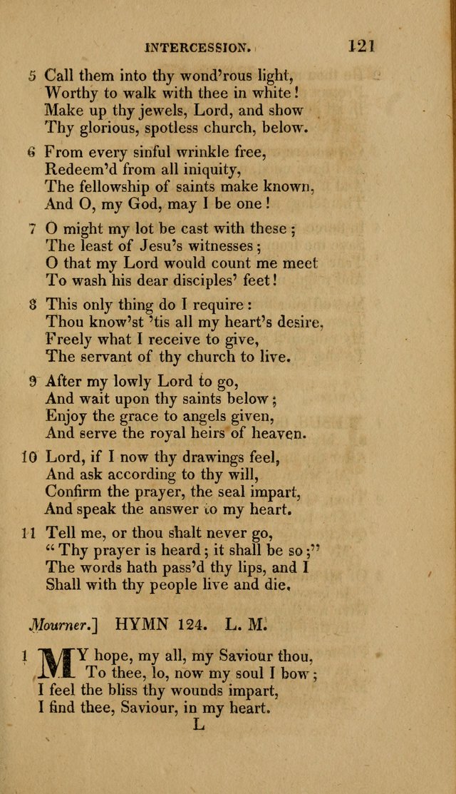 A Collection of Hymns for the Use of the Methodist Episcopal Church: Principally from the Collection of the Rev. John Wesley. M. A. page 126