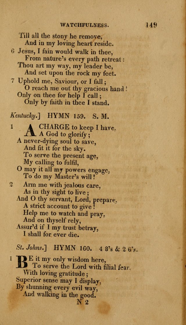 A Collection of Hymns for the Use of the Methodist Episcopal Church: Principally from the Collection of the Rev. John Wesley. M. A. page 154