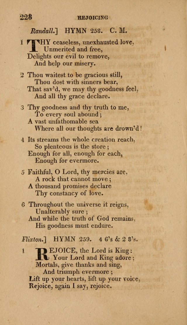 A Collection of Hymns for the Use of the Methodist Episcopal Church: Principally from the Collection of the Rev. John Wesley. M. A. page 233