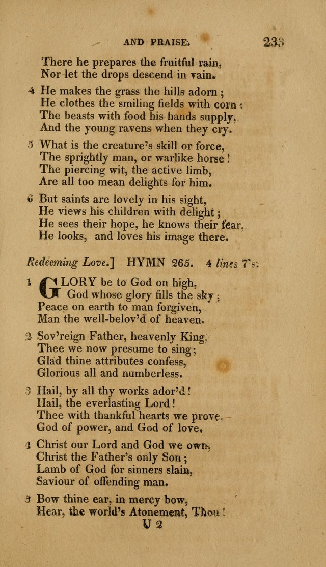 A Collection of Hymns for the Use of the Methodist Episcopal Church: Principally from the Collection of the Rev. John Wesley. M. A. page 238
