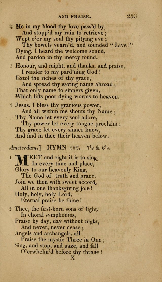 A Collection of Hymns for the Use of the Methodist Episcopal Church: Principally from the Collection of the Rev. John Wesley. M. A. page 258