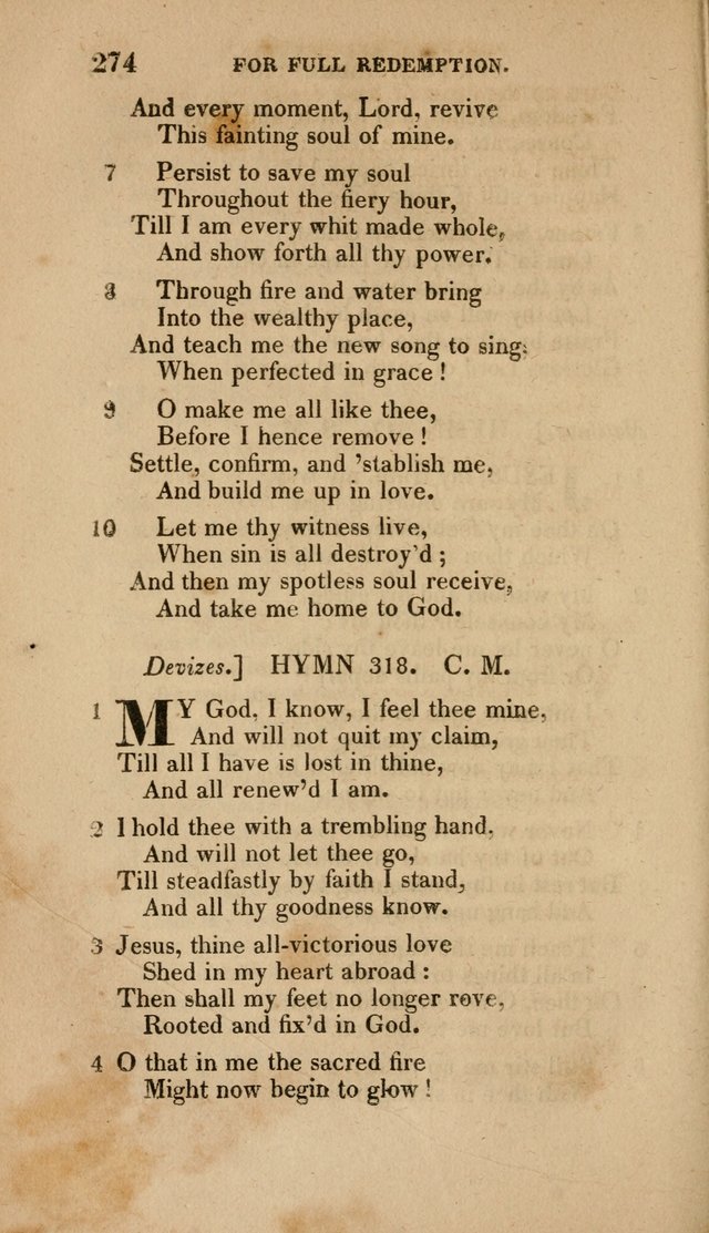 A Collection of Hymns for the Use of the Methodist Episcopal Church: Principally from the Collection of the Rev. John Wesley. M. A. page 279