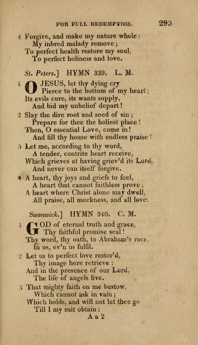 A Collection of Hymns for the Use of the Methodist Episcopal Church: Principally from the Collection of the Rev. John Wesley. M. A. page 298