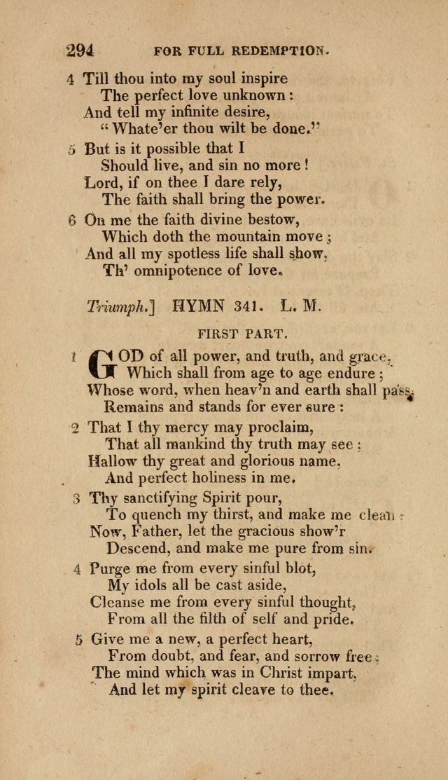 A Collection of Hymns for the Use of the Methodist Episcopal Church: Principally from the Collection of the Rev. John Wesley. M. A. page 299