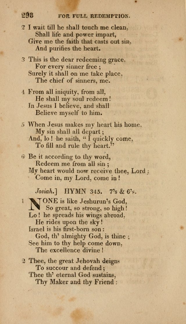 A Collection of Hymns for the Use of the Methodist Episcopal Church: Principally from the Collection of the Rev. John Wesley. M. A. page 303