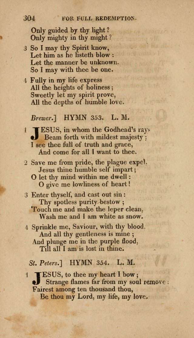 A Collection of Hymns for the Use of the Methodist Episcopal Church: Principally from the Collection of the Rev. John Wesley. M. A. page 309