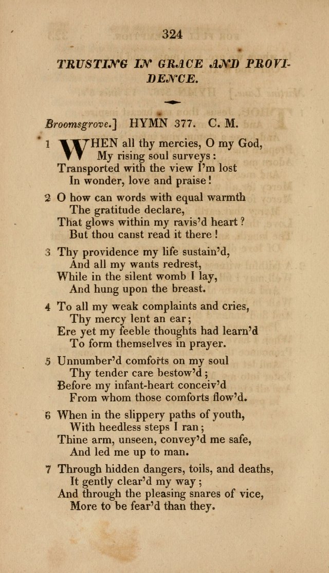 A Collection of Hymns for the Use of the Methodist Episcopal Church: Principally from the Collection of the Rev. John Wesley. M. A. page 329