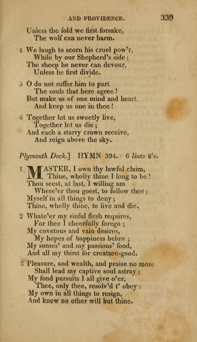 A Collection of Hymns for the Use of the Methodist Episcopal Church: Principally from the Collection of the Rev. John Wesley. M. A. page 344