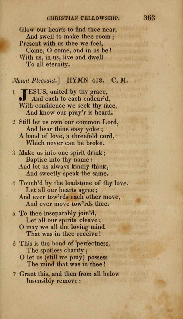 A Collection of Hymns for the Use of the Methodist Episcopal Church: Principally from the Collection of the Rev. John Wesley. M. A. page 368