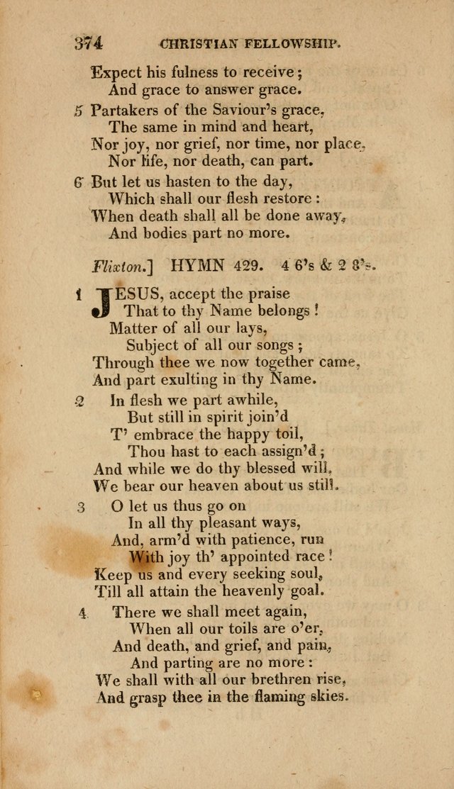 A Collection of Hymns for the Use of the Methodist Episcopal Church: Principally from the Collection of the Rev. John Wesley. M. A. page 379