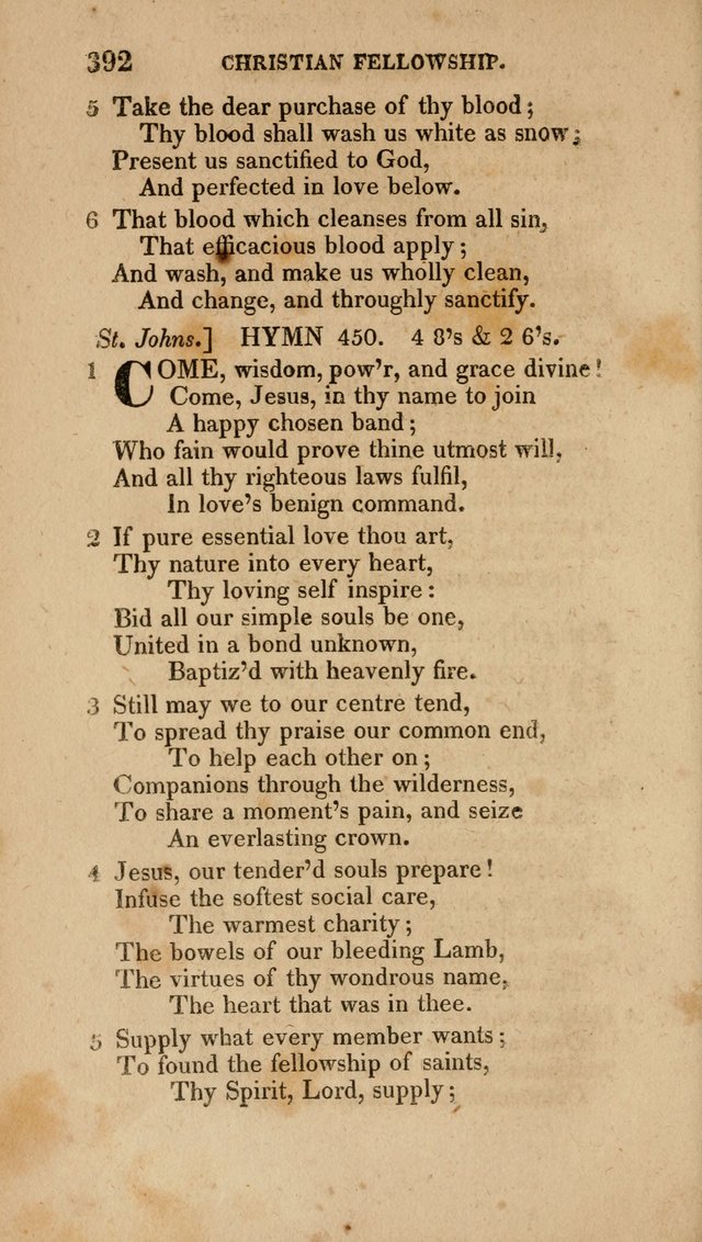A Collection of Hymns for the Use of the Methodist Episcopal Church: Principally from the Collection of the Rev. John Wesley. M. A. page 397