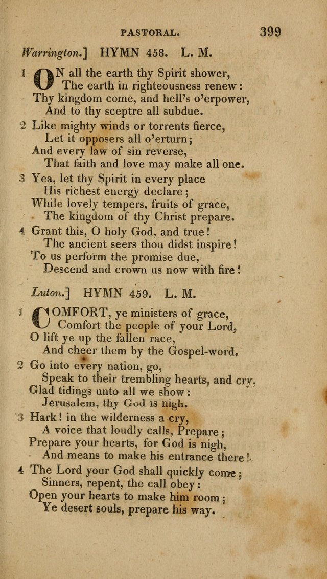A Collection of Hymns for the Use of the Methodist Episcopal Church: Principally from the Collection of the Rev. John Wesley. M. A. page 404