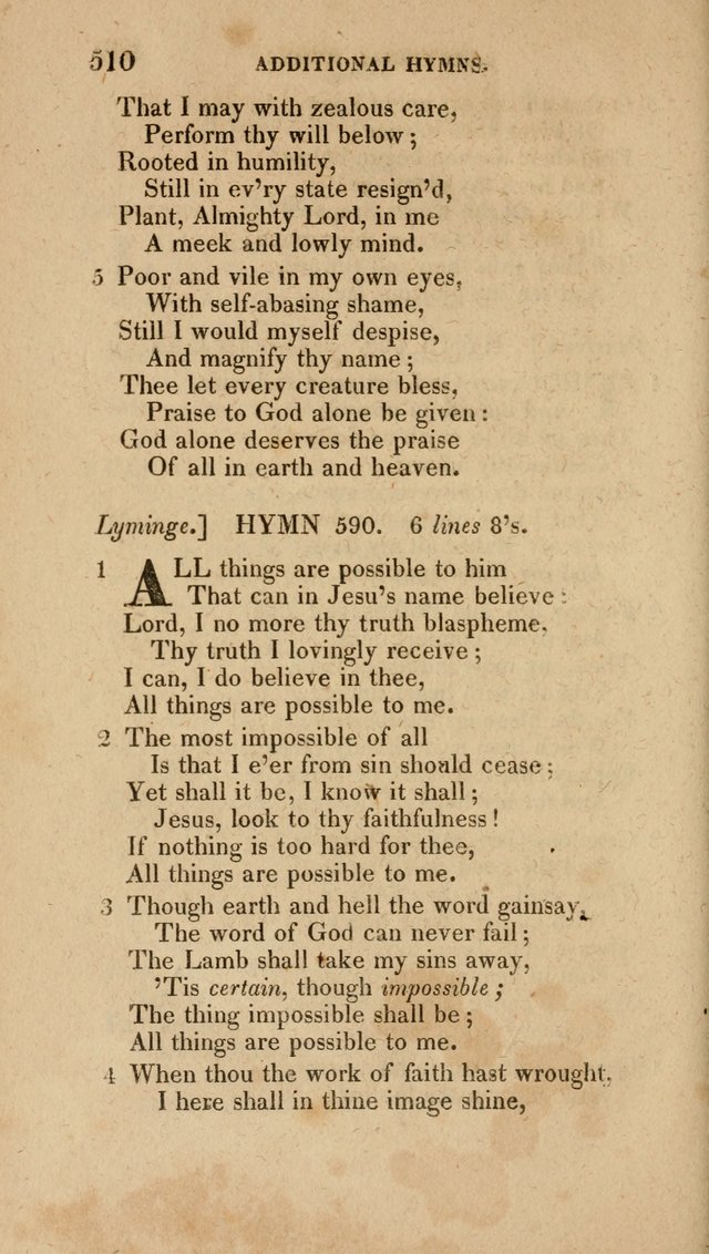 A Collection of Hymns for the Use of the Methodist Episcopal Church: Principally from the Collection of the Rev. John Wesley. M. A. page 515