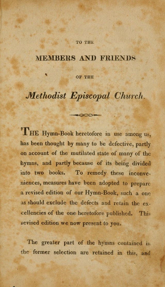 A Collection of Hymns for the Use of the Methodist Episcopal Church: Principally from the Collection of the Rev. John Wesley. M. A. page 8